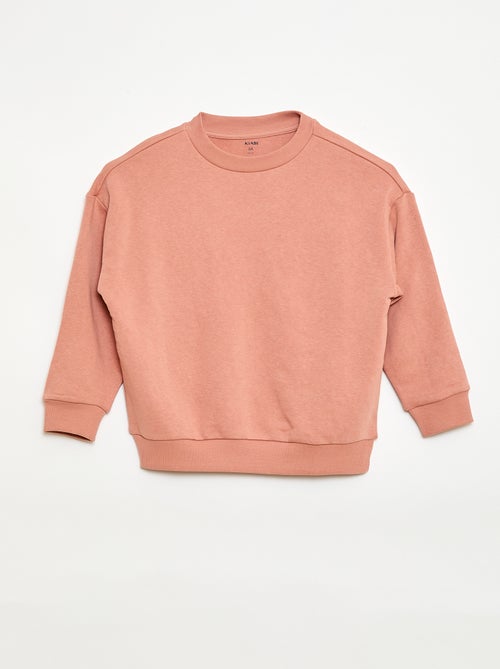Lote de 2 sweatshirts french terry em algodão - Kiabi