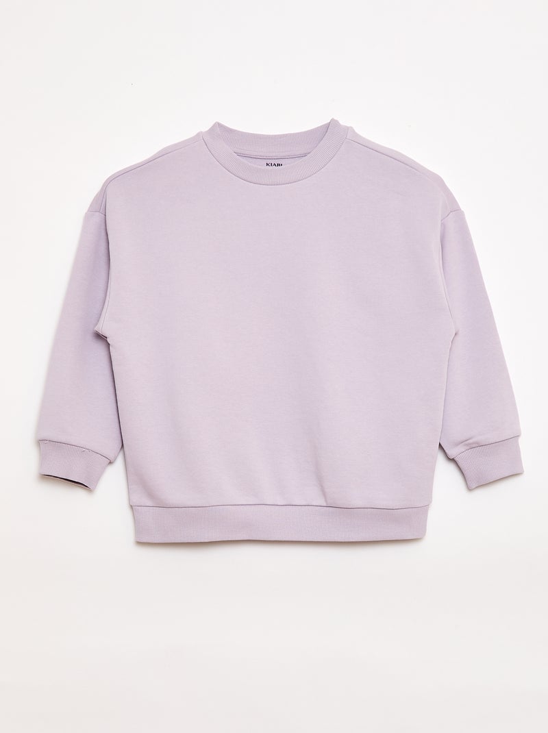 Lote de 2 sweatshirts french terry em algodão Rosa - Kiabi