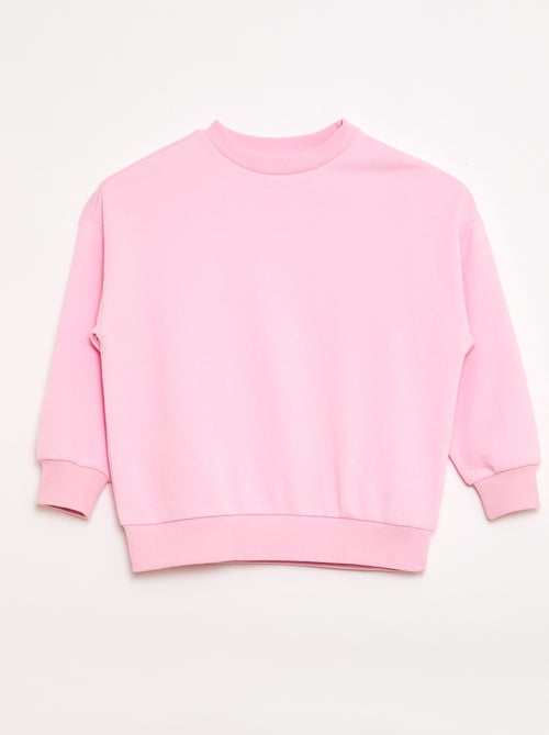 Lote de 2 sweatshirts french terry em algodão - Kiabi