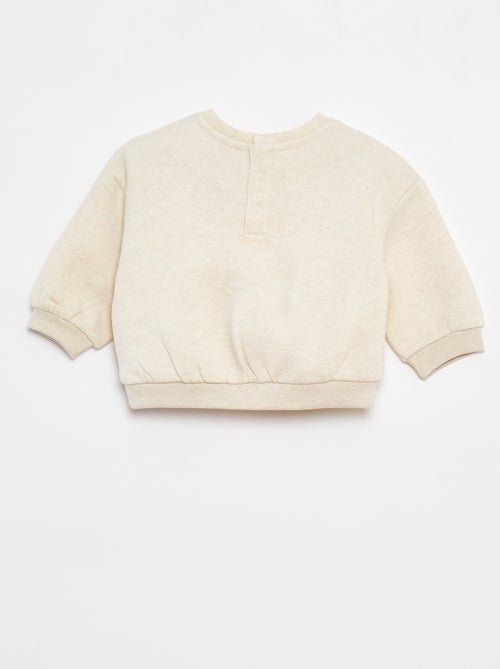 Lote de 2 sweatshirts lisas oversize - Kiabi