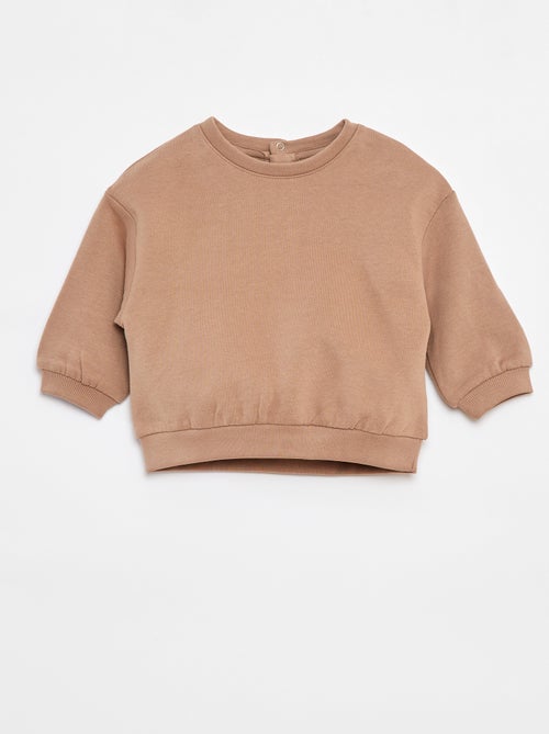 Lote de 2 sweatshirts lisas oversize - Kiabi