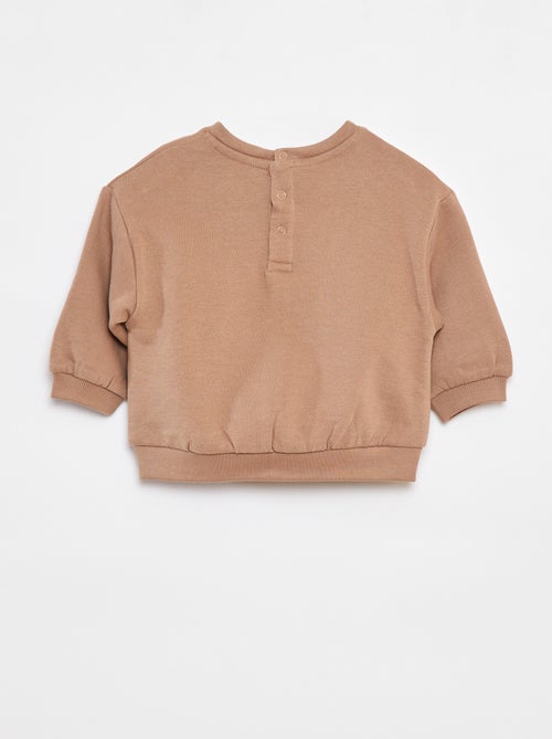 Lote de 2 sweatshirts lisas oversize - Kiabi