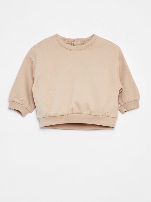 Lote de 2 sweatshirts lisas oversize - Kiabi