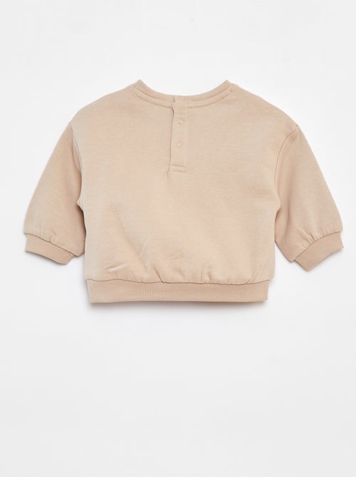 Lote de 2 sweatshirts lisas oversize - Kiabi