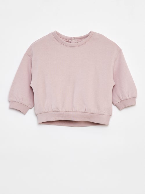 Lote de 2 sweatshirts lisas oversize - Kiabi