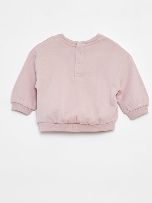 Lote de 2 sweatshirts lisas oversize - Kiabi