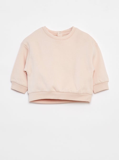 Lote de 2 sweatshirts lisas oversize - Kiabi