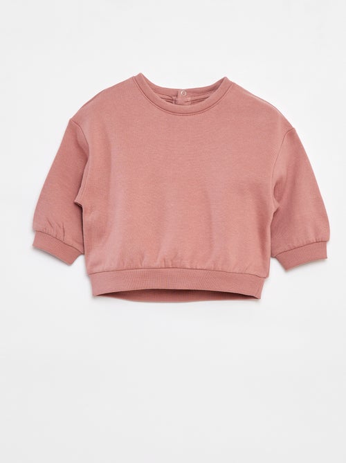 Lote de 2 sweatshirts lisas oversize - Kiabi