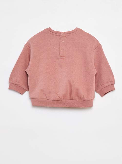 Lote de 2 sweatshirts lisas oversize - Kiabi