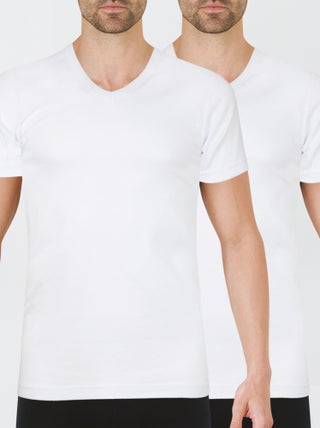 Lote de 2 t-shirts 'Athena' de algodão