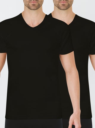 Lote de 2 t-shirts 'Athena' de algodão