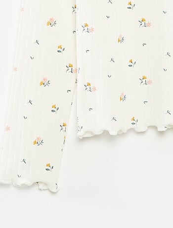 Lote de 2 t-shirts caneladas