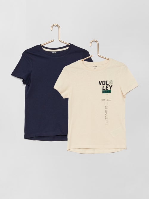 Lote de 2 t-shirts com desenhos - Kiabi