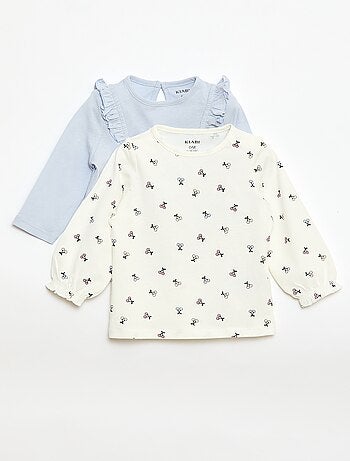 Lote de 2 t-shirts com estampado