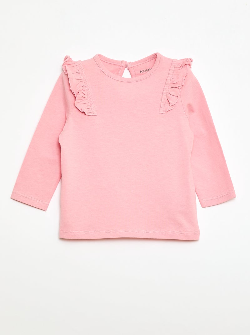 Lote de 2 t-shirts com estampado Branco - Kiabi