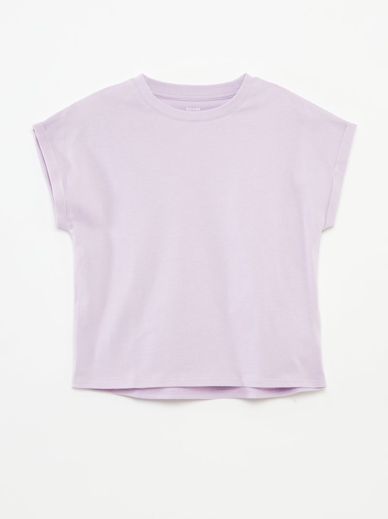 Lote de 2 t-shirts de algodão BRANCO - Kiabi