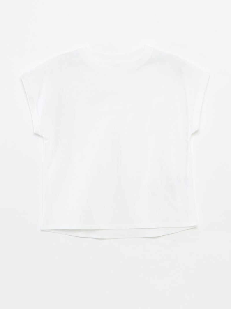 Lote de 2 t-shirts de algodão ROSA - Kiabi