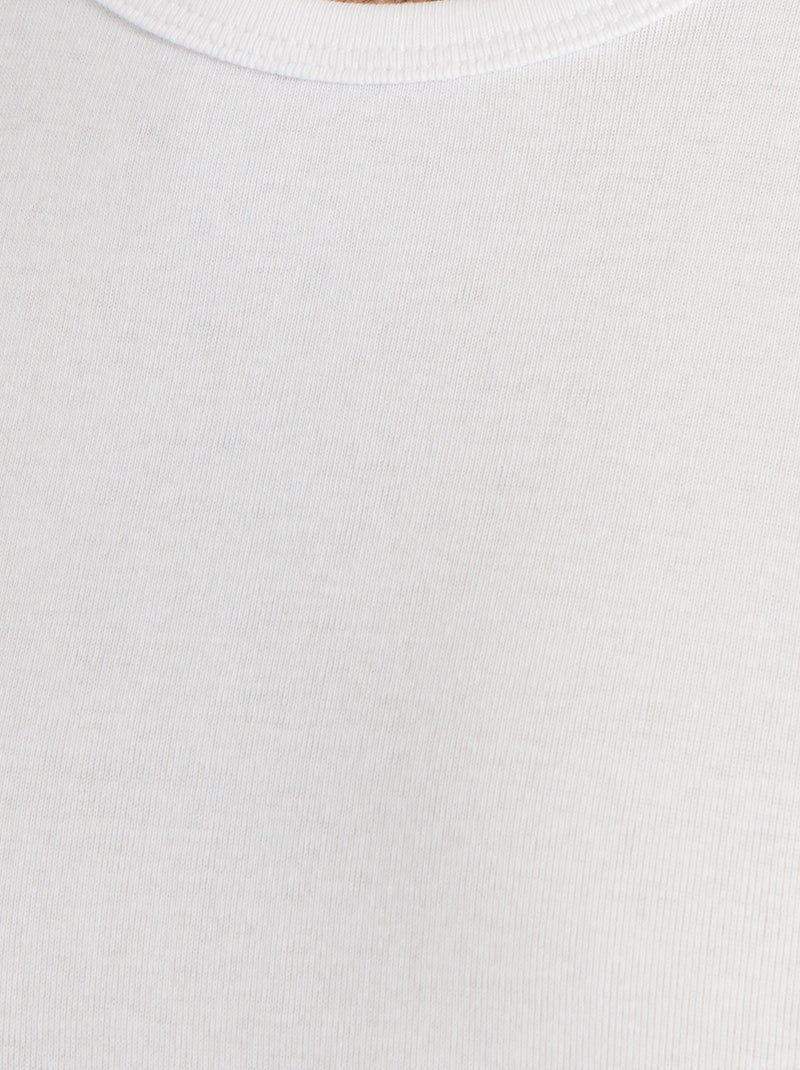 Lote de 2 t-shirts de manga cava Branco - Kiabi