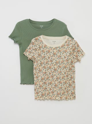 Lote de 2 t-shirts de manga curta