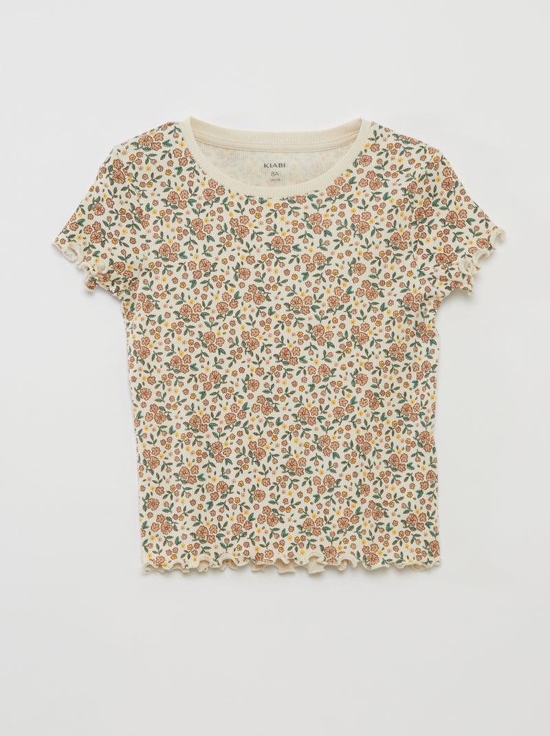Lote de 2 t-shirts de manga curta BEGE - Kiabi