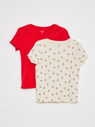 Lote de 2 t-shirts de manga curta