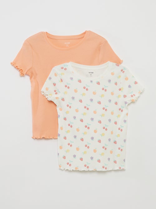 Lote de 2 t-shirts de manga curta - Kiabi