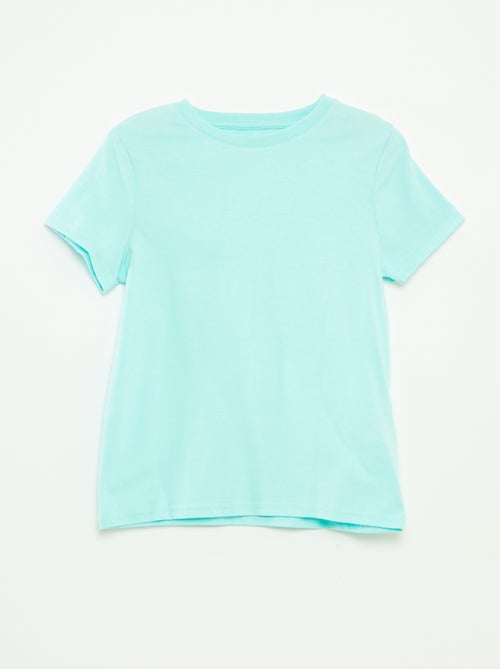 Lote de 2 t-shirts de manga curta e gola redonda - Kiabi