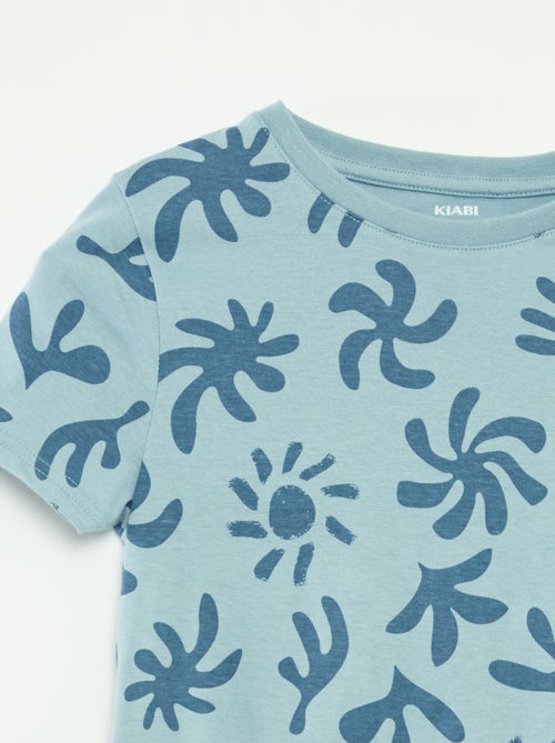 Lote de 2 t-shirts de manga curta e gola redonda - Kiabi