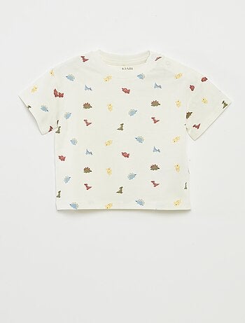 Lote de 2 t-shirts de manga curta e gola redonda