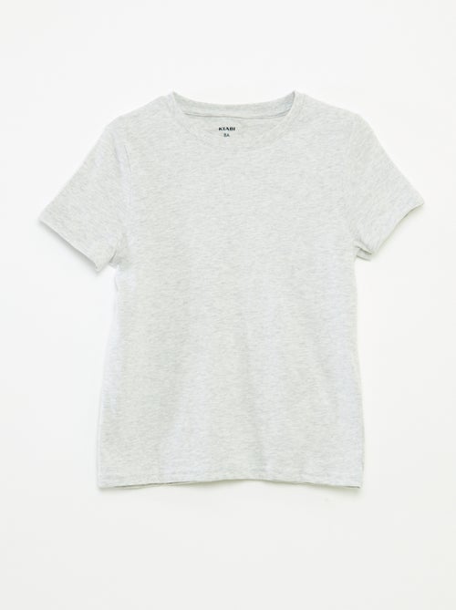 Lote de 2 t-shirts de manga curta e gola redonda - Kiabi