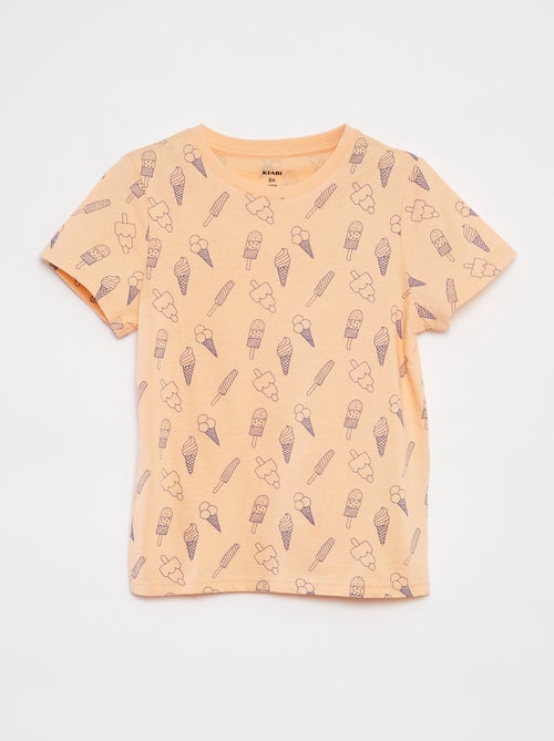 Lote de 2 t-shirts de manga curta e gola redonda - Kiabi