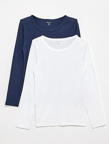 Lote de 2 t-shirts em jersey