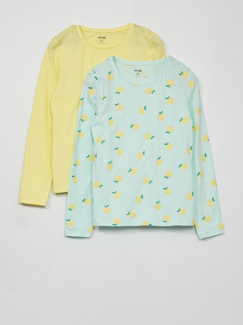 Lote de 2 t-shirts em jersey - Kiabi