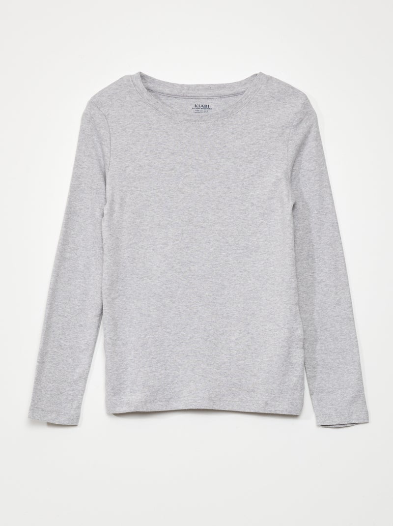 Lote de 2 t-shirts em jersey BRANCO - Kiabi