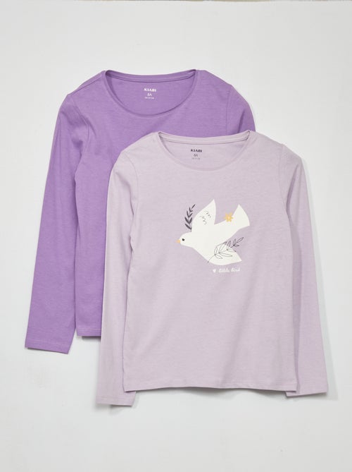 Lote de 2 t-shirts em jersey - Kiabi