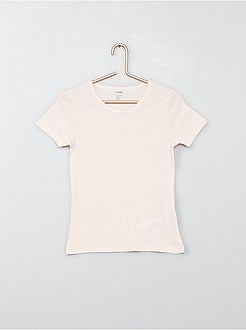 Lote de 2 t-shirts em puro algodão - Kiabi