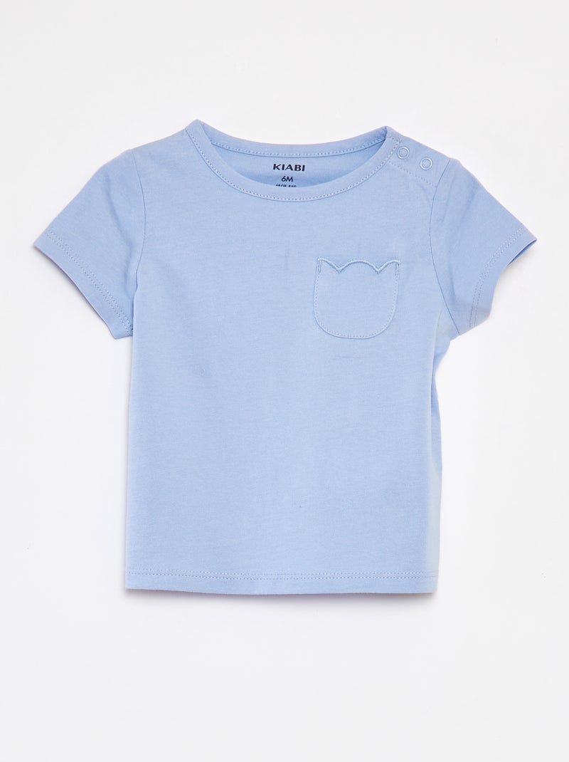 Lote de 2 t-shirts lisas ROSA - Kiabi
