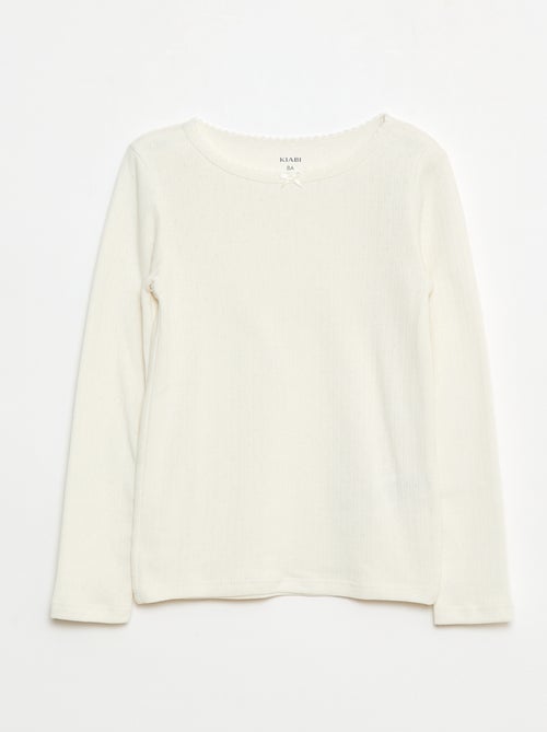 Lote de 2 t-shirts termorreguladores em malha plumeti - Kiabi