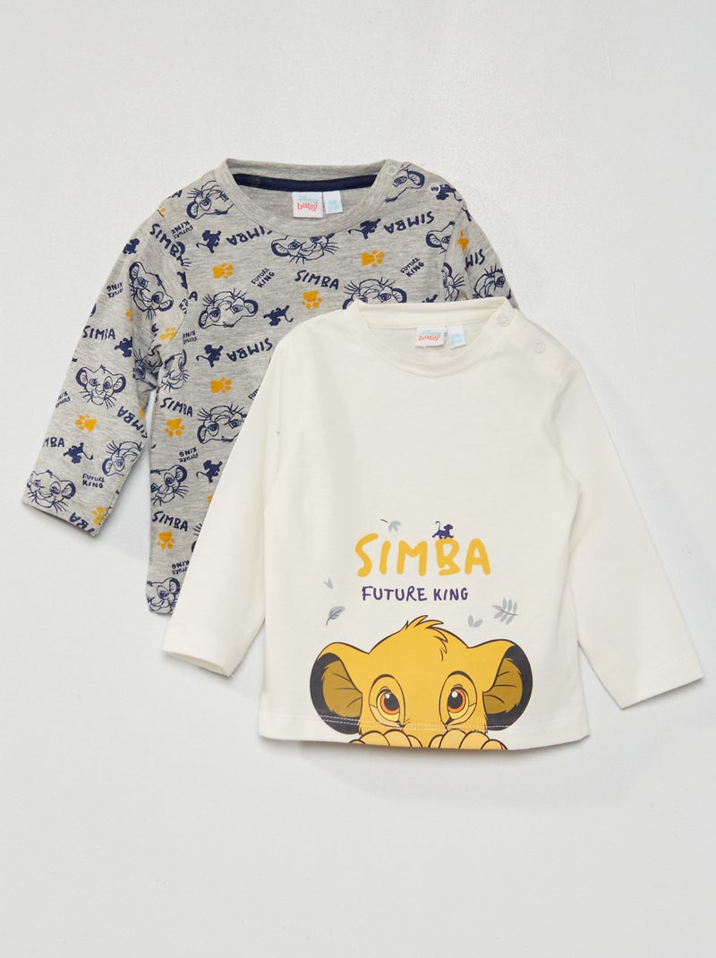 Lote de 2 t-shirts 'Winnie The Pooh' Cinza - Kiabi
