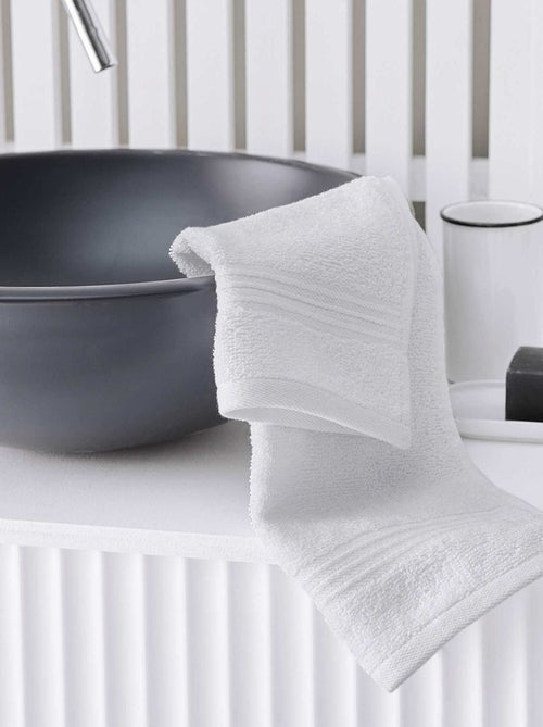 Lote de 2 toalhas de banho 30 x 50 cm - Kiabi