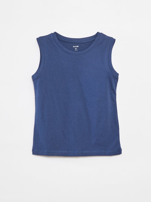 Lote de 2 tops de gola redonda - Kiabi