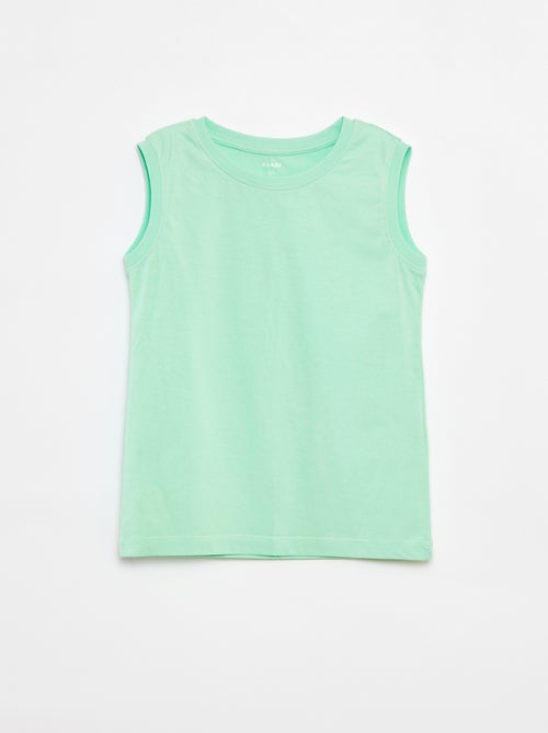 Lote de 2 tops de gola redonda - Kiabi