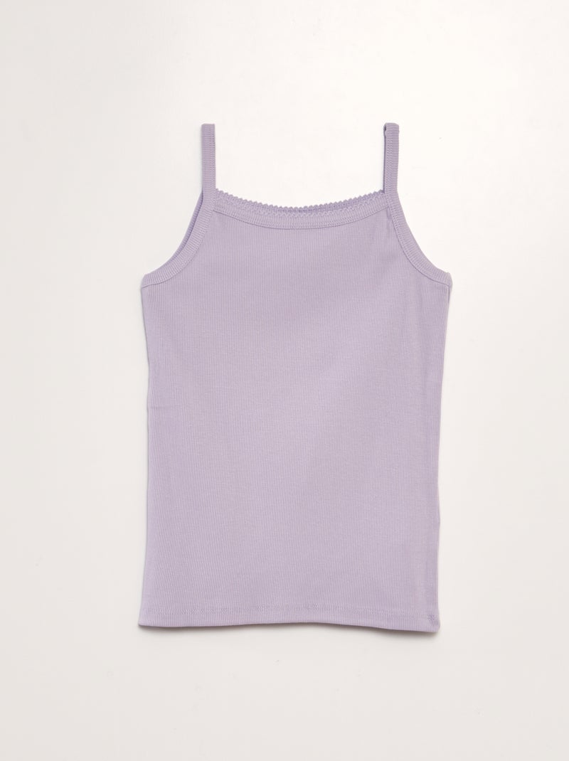 Lote de 2 tops VIOLETA - Kiabi