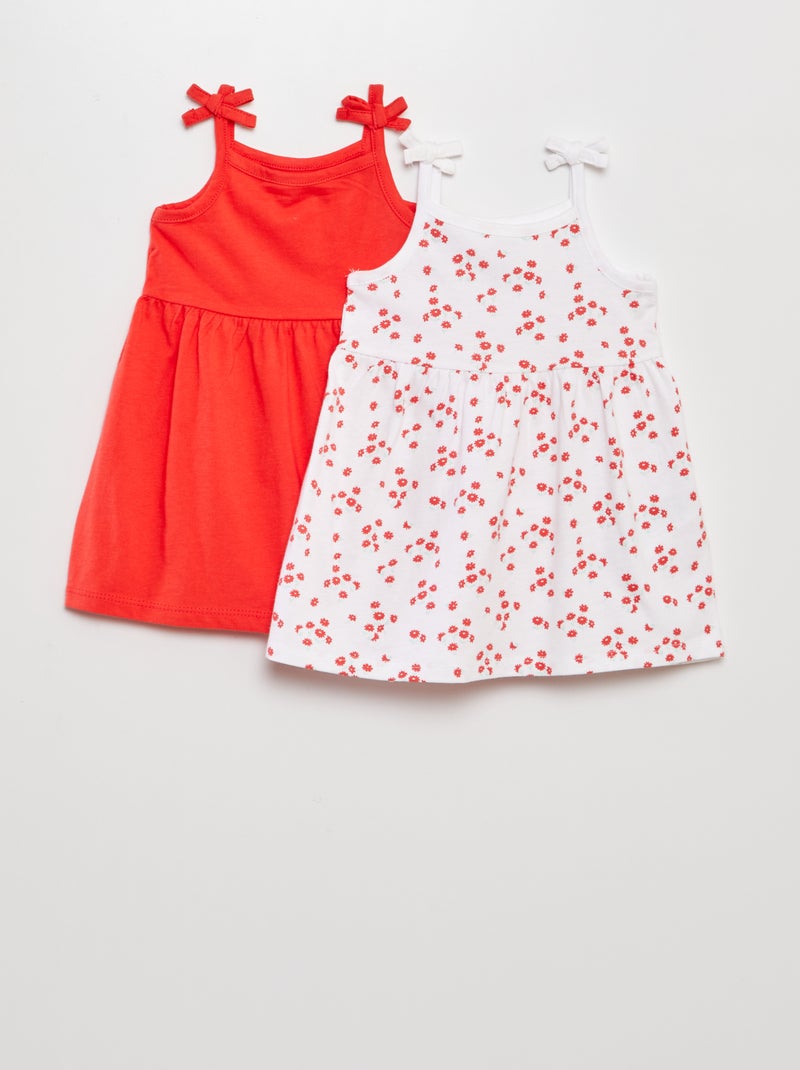Lote de 2 vestidos BRANCO - Kiabi