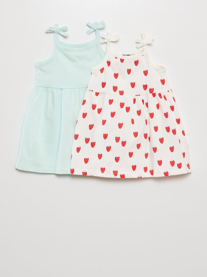 Lote de 2 vestidos BRANCO - Kiabi