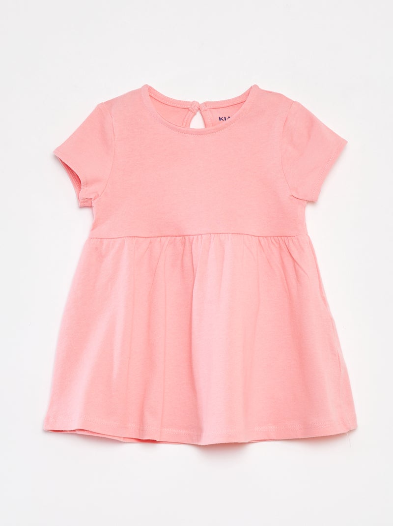 Lote de 2 vestidos de manga curta ROSA - Kiabi