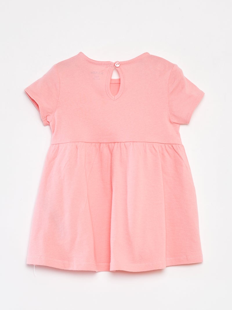 Lote de 2 vestidos de manga curta ROSA - Kiabi