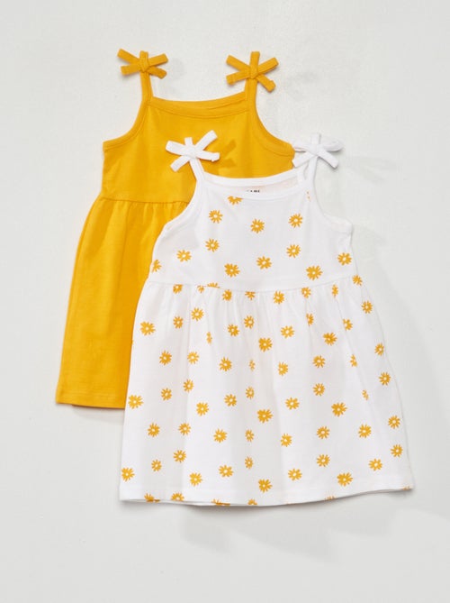 Lote de 2 vestidos em jersey - Kiabi