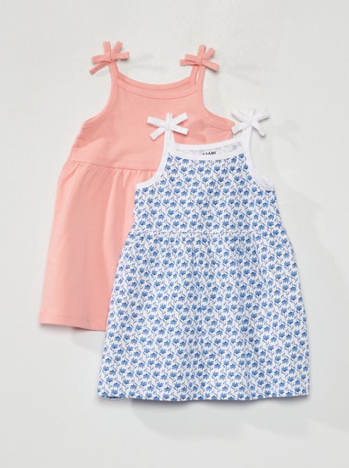 Lote de 2 vestidos em jersey - Kiabi