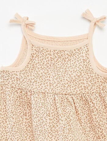 Lote de 2 vestidos leves com alças finas - 2 peças